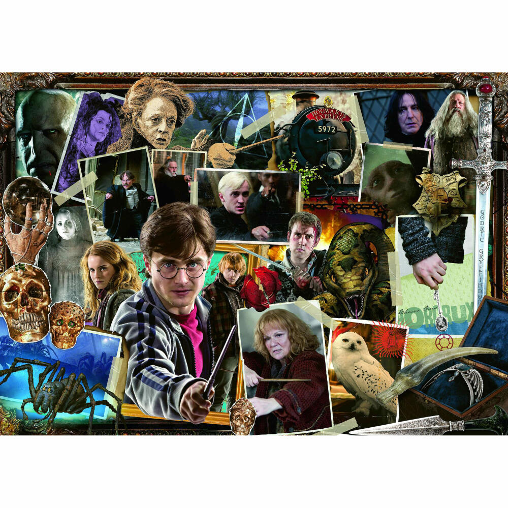 Ravensburger Puzzle Harry Potter gegen Voldemort, Erwachsenenpuzzle, Erwachsenen Puzzles, Premiumpuzzle, Standardformat, 1000 Teile, 151707