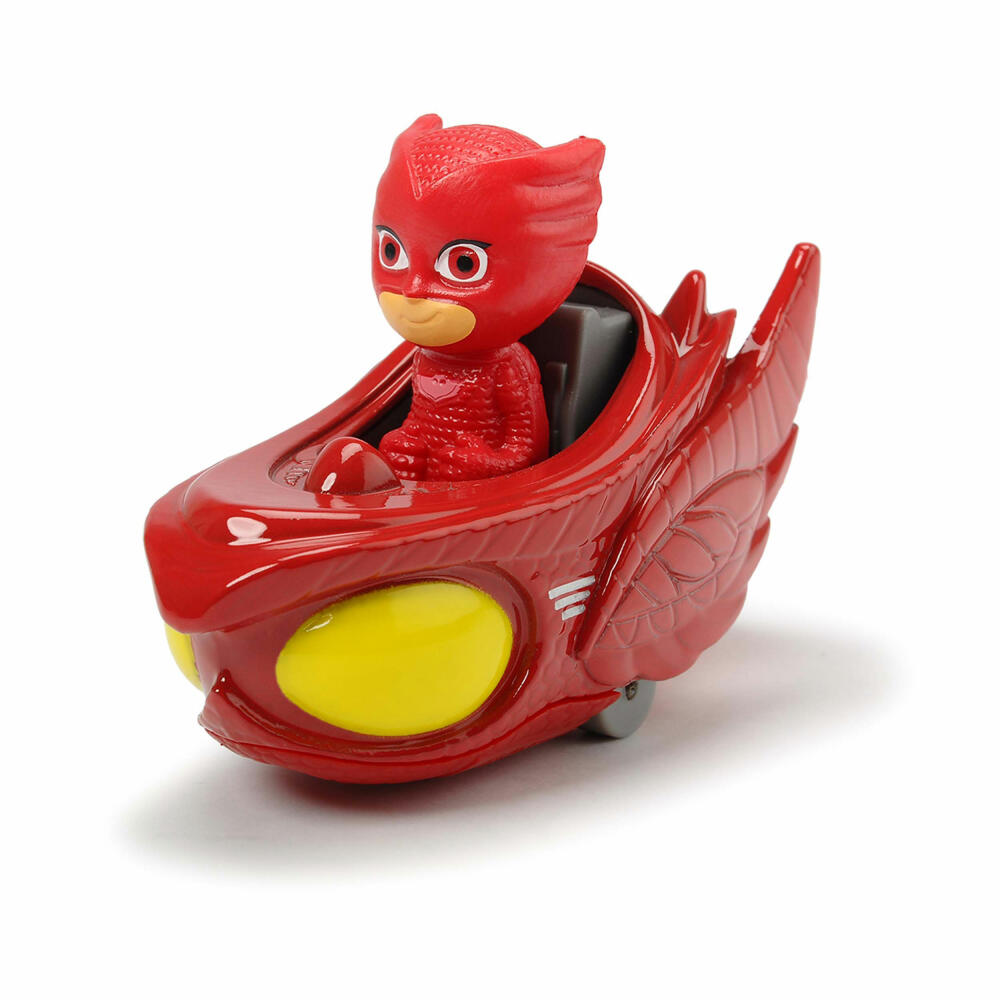 Dickie Toys PJ Masks Single Pack Owl-Glider, Eulengleiter, Eulette, Spielzeugauto, Modellauto, Auto, Spielzeug, 203141002