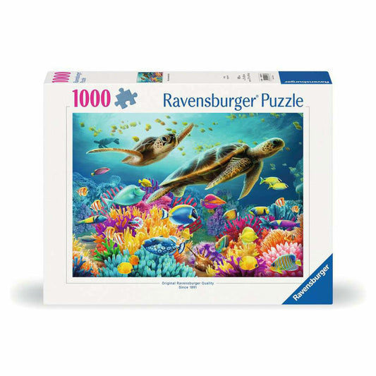Ravensburger Puzzle Blue Underwater World, Adult Puzzle, 1000 Pieces, 12000577