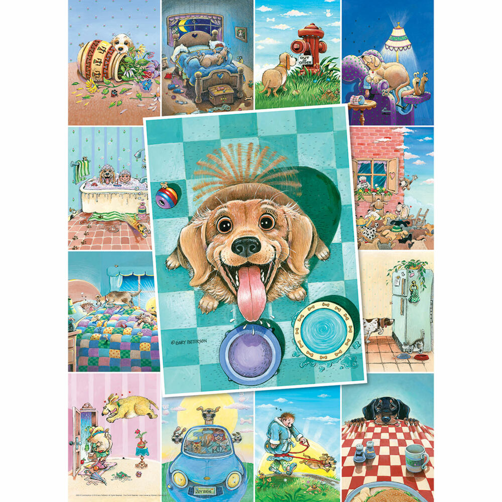 Eurographics Puzzle Ein Hundeleben von Gary Patterson, 500 Teile, 68 x 48 cm, 6500-5365