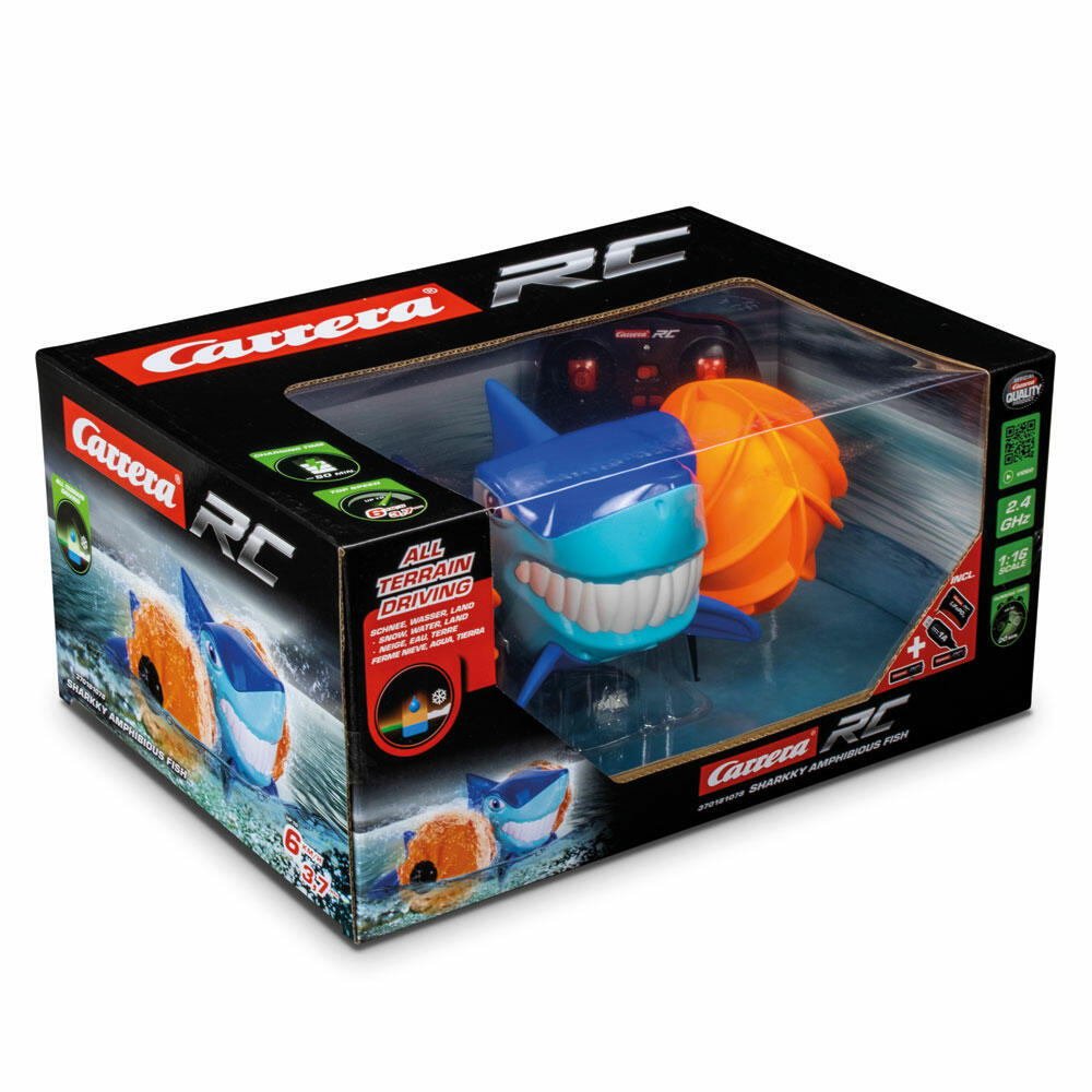 Carrera Sharkky Amphibious Fish, Ferngesteuertes Auto, Auto, Amphibienfahrzeug, Carrera RC CARS, 2.4 GHz, 370181078