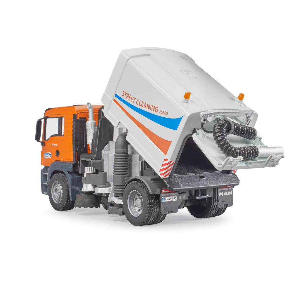Bruder Commercial Vehicles MAN TGS Truck Street Cleaning, Sweeper, Model Vehicle, Model Vehicle, Toy, 03780