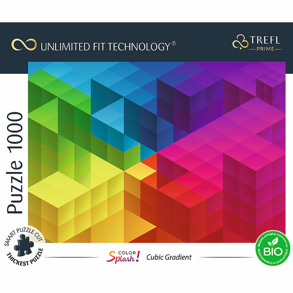 Trefl Puzzle UFT Color Splash: Colors Gradient, 1000 pieces, 68.3 x 48 cm, 10700