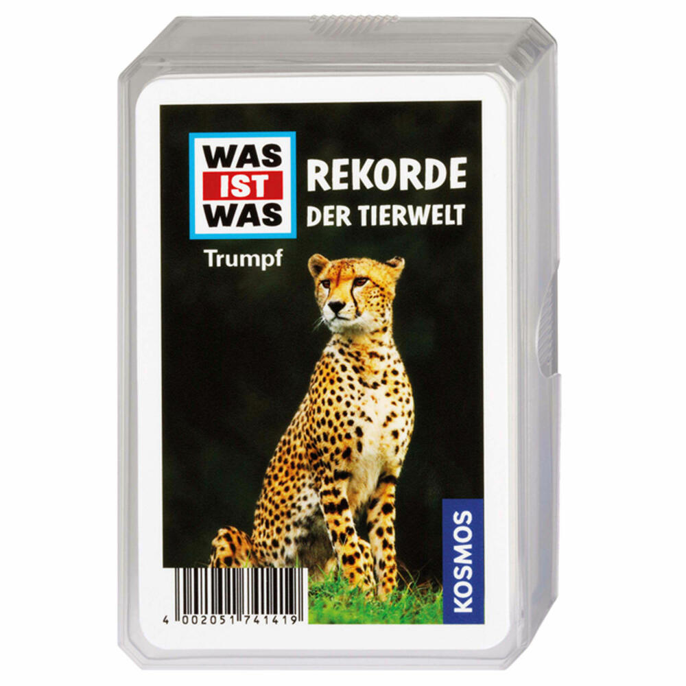 KOSMOS Was Ist Was Trumpfspiel Rekorde der Tierwelt, Trumpf Kartenspiel, Tiere, Spiel, ab 8 Jahren, 741419