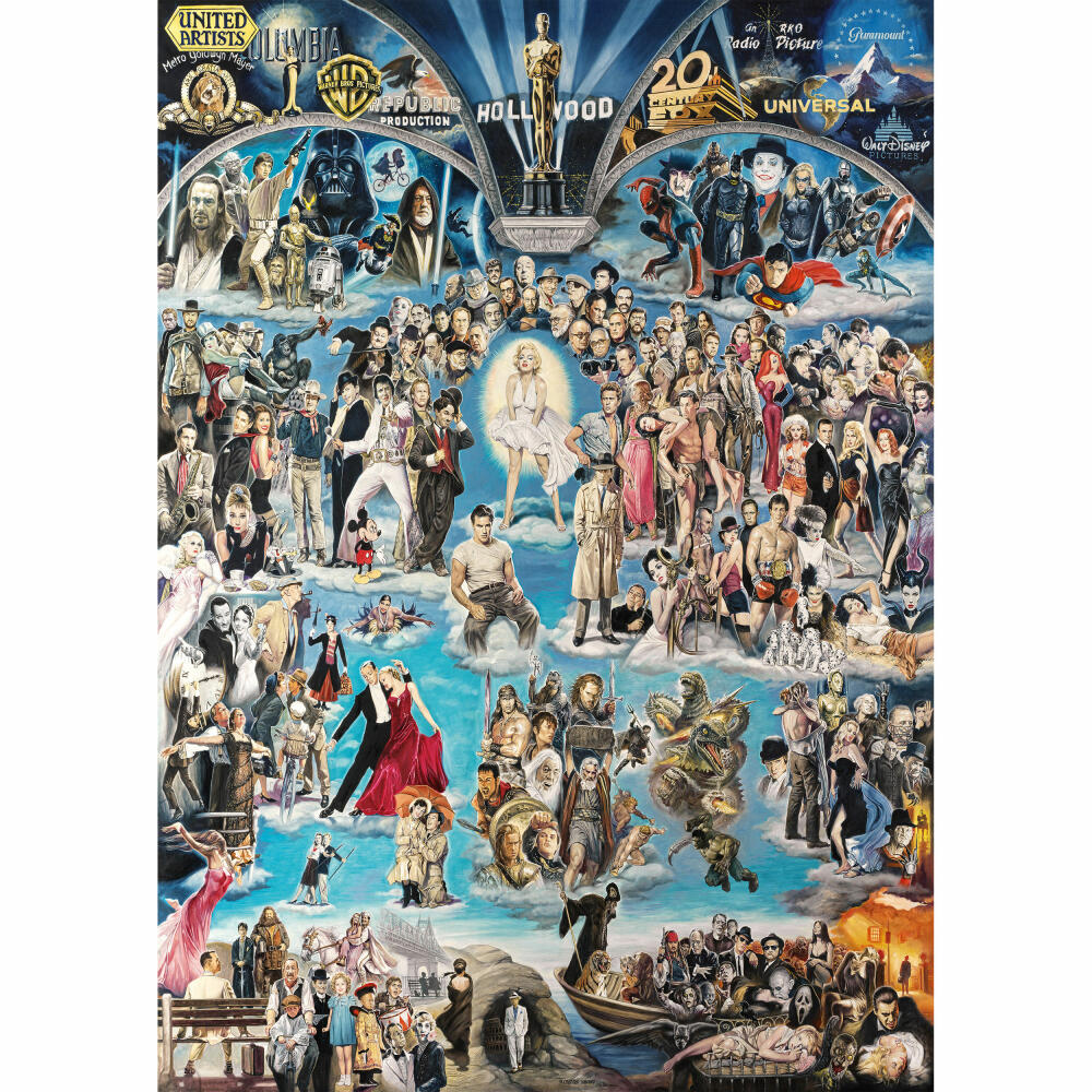 Schmidt Spiele Renato Casaro Hollywood XXL, 3000 pieces, adult puzzle, puzzle, jigsaw puzzle, 59347