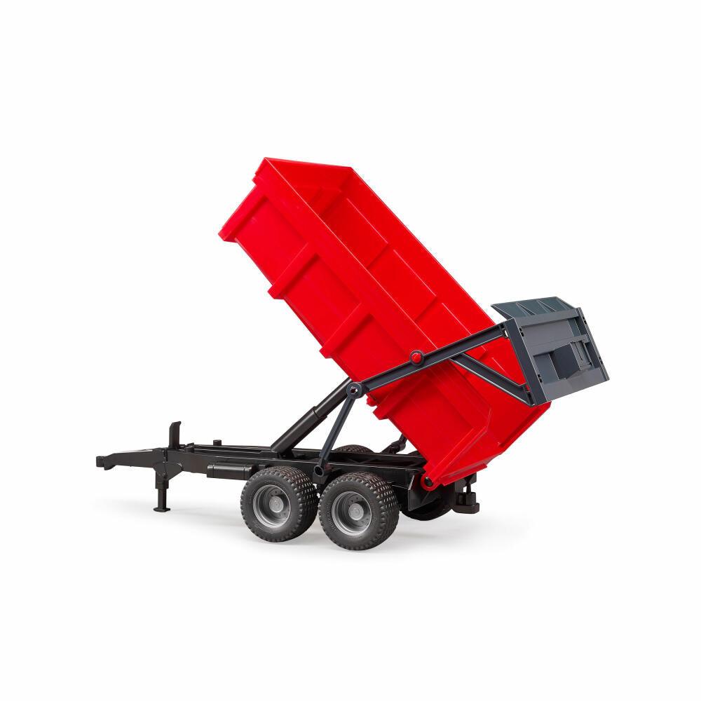 Bruder Agriculture Tipper Trailer, with Automatic Rear Wall, Model Vehicle, Model Vehicle, Toy, 02211