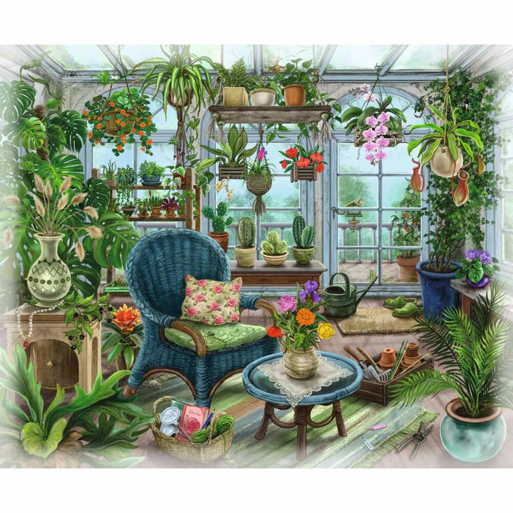 Ravensburger Puzzle Im Gutshaus Wintergarten, Erwachsenenpuzzle, 99 Teile, 16879
