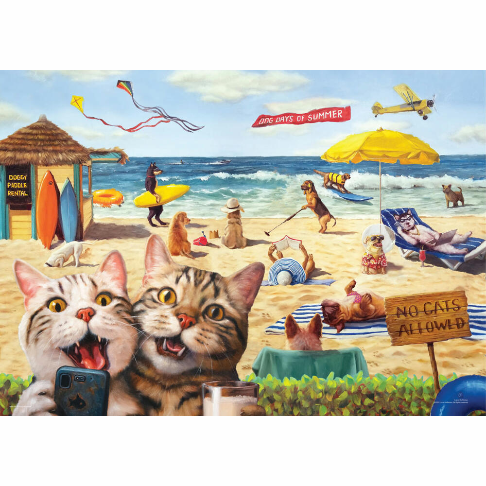 Eurographics Puzzle Keine Katzen erlaubt, 500 Teile, 68 x 48 cm, 6500-5879