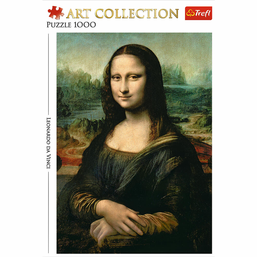 Trefl Puzzle Leonardo da Vinci - Mona Lisa, 1000 Teile, 68.3 x 48 cm, 10542