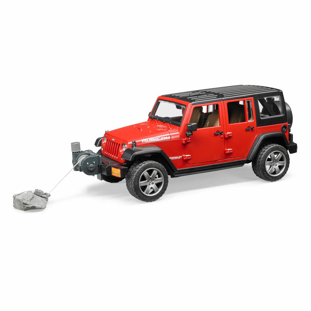 Bruder Freizeit Jeep Wrangler Unlimited Rubicon, Auto, Modellfahrzeug, Modell Fahrzeug, Spielzeug, 02525