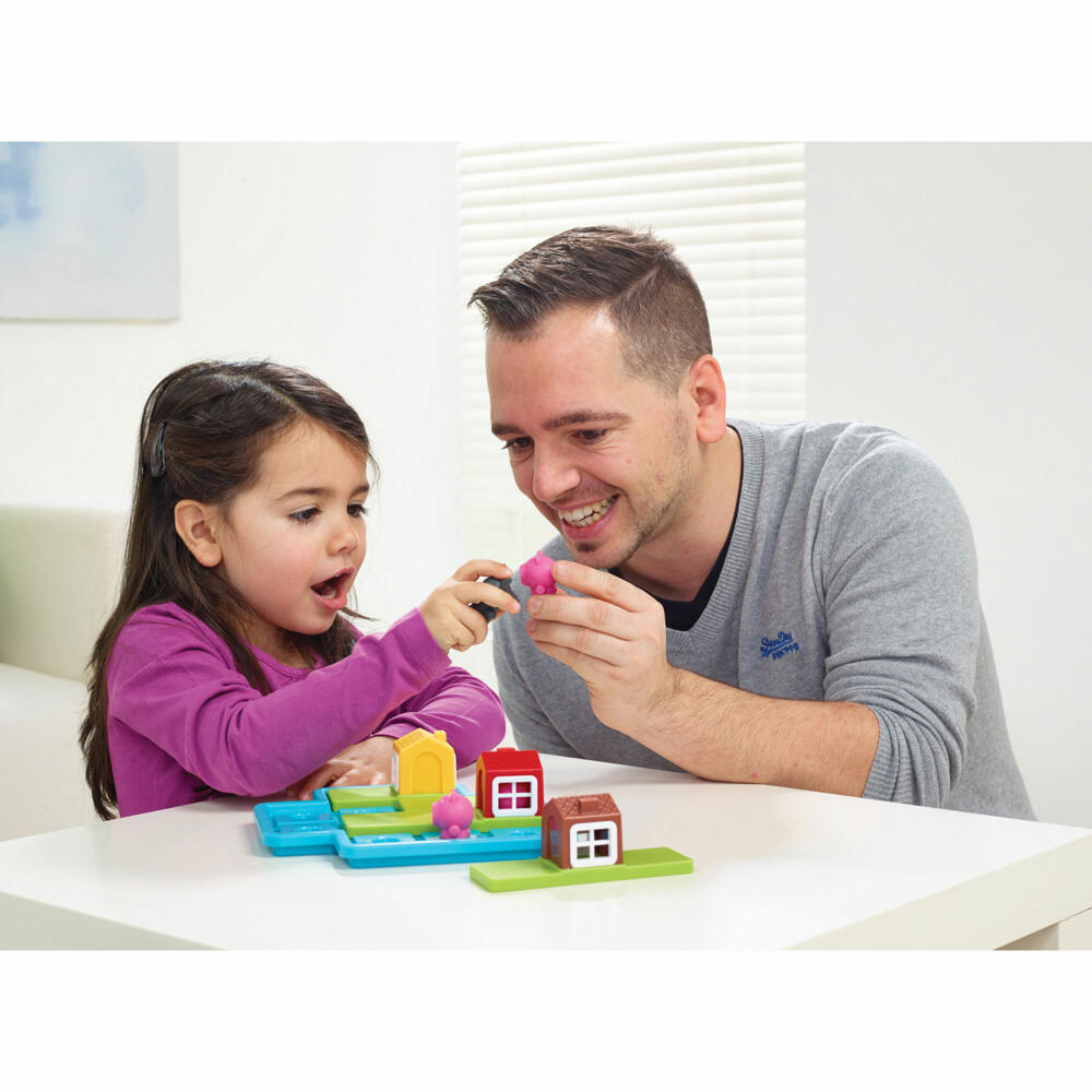 Smart Games Fairy Tale Games The 3 Little Pigs, Thinking Game, Children's Game, Children's Game, from 3 years, SG 023 DE
