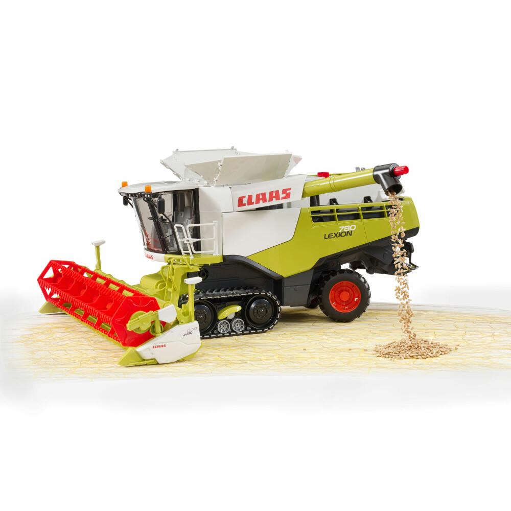 Bruder Agriculture Claas Lexion 780 Terra Trac Combine Harvester, Model Vehicle, Model Vehicle, Toy, 02119