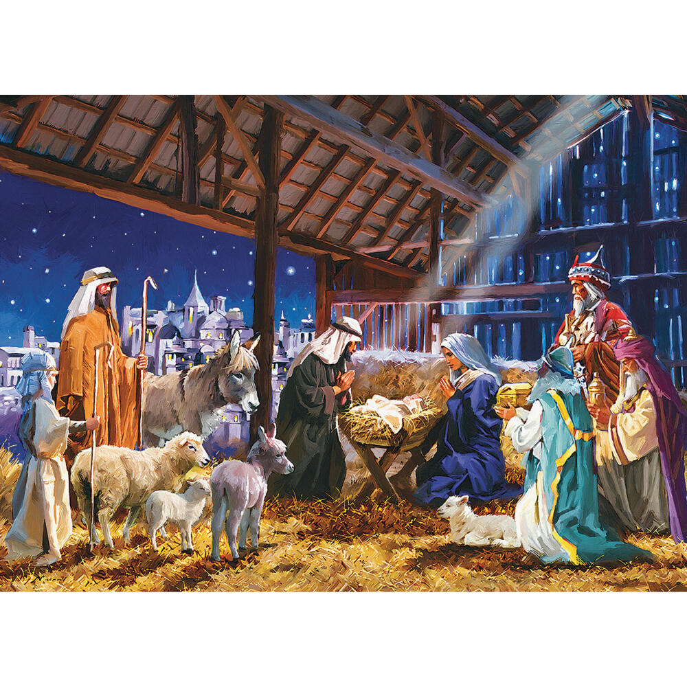 Eurographics Puzzle Weihnachtskrippe, Smart Cut, 1000 Teile, 68 x 48 cm, 6000-5830