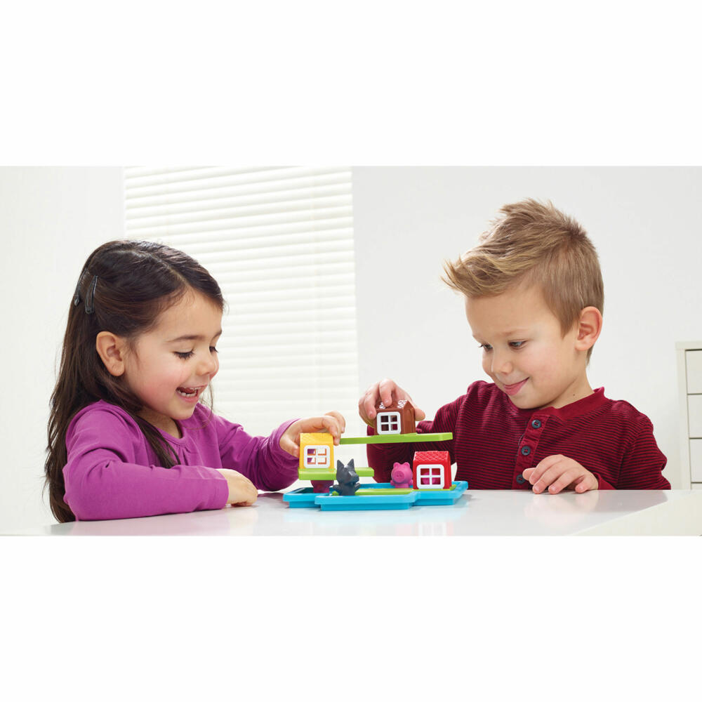 Smart Games Fairy Tale Games The 3 Little Pigs, Thinking Game, Children's Game, Children's Game, from 3 years, SG 023 DE