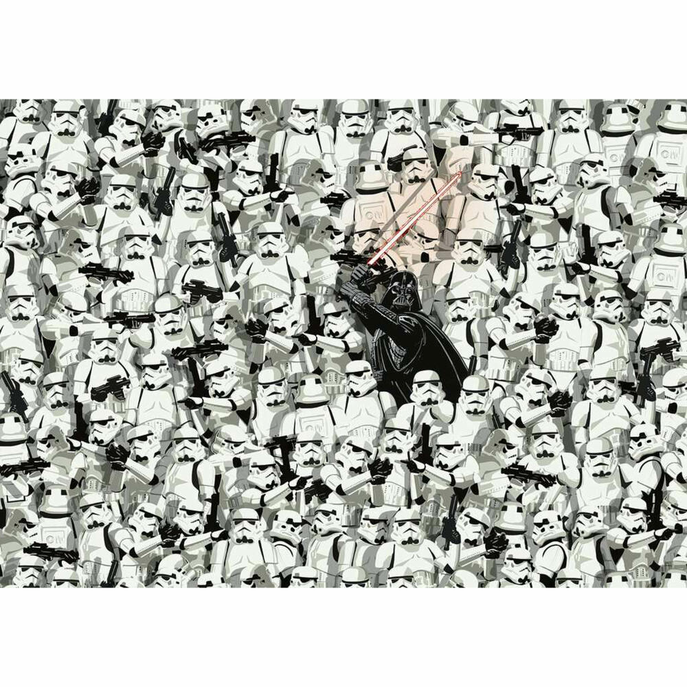 Ravensburger Puzzle Challenge Star Wars, Erwachsenenpuzzle, 1000 Teile, 12000458