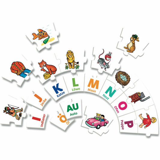 Noris ABC-Karussell, educational game, card game, letters, language, German, children, game, 606076151
