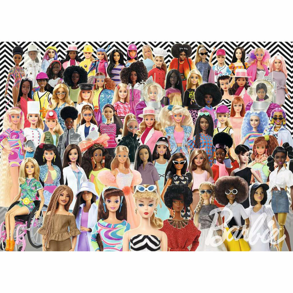 Ravensburger Puzzle Barbie, Erwachsenenpuzzle, 1000 Teile, 12000593