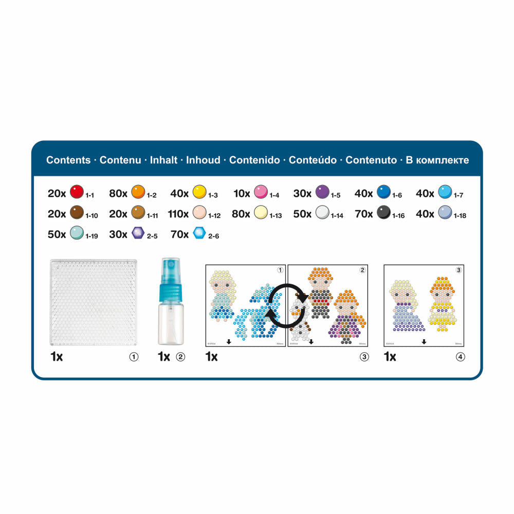 Aquabeads Frozen 2 Figure Set, Disney Princess Craft Sets, Bead Crafts, Pearl, 31370