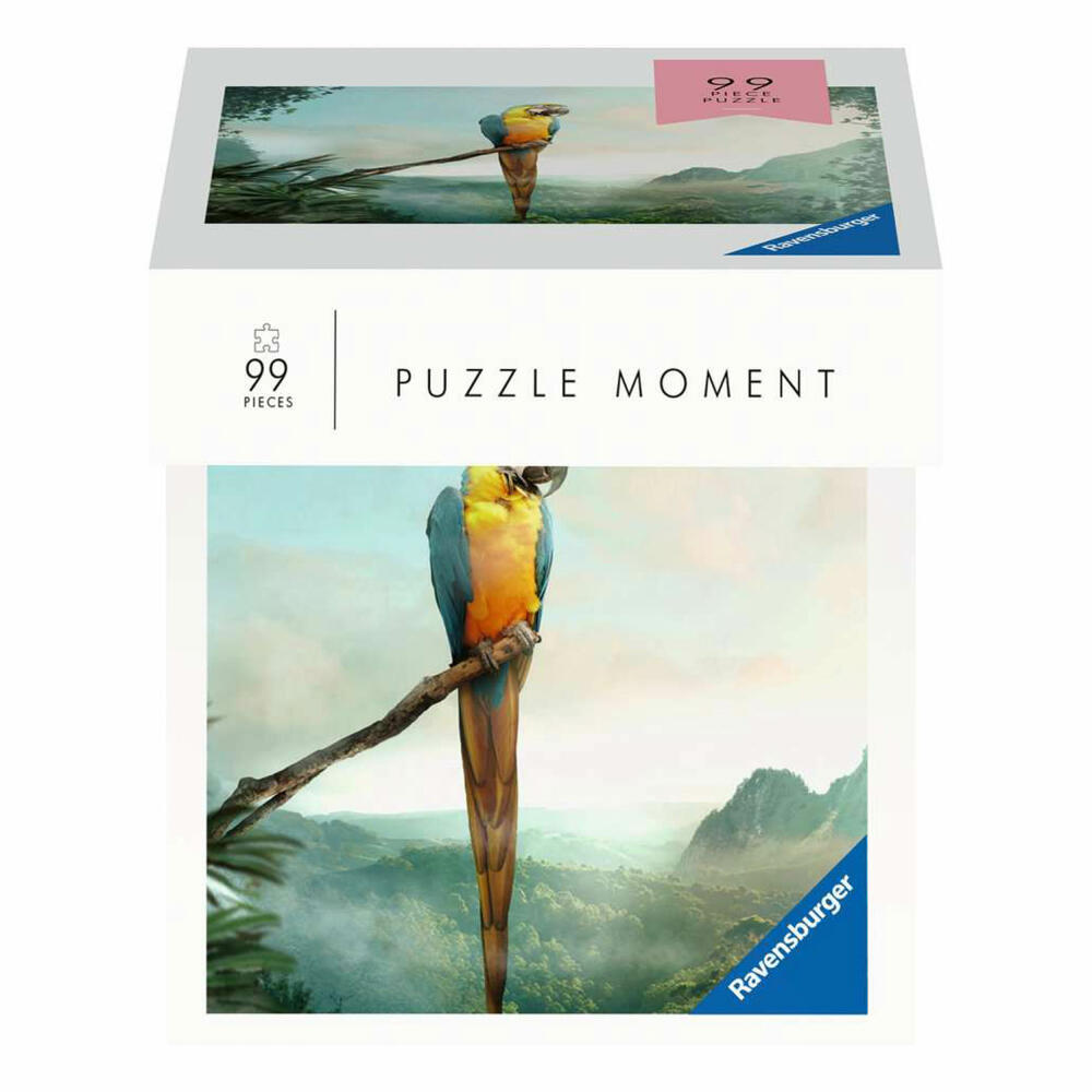 Ravensburger Puzzle Papagei, Erwachsenenpuzzle, Mini-Puzzle, 99 Teile, 16539