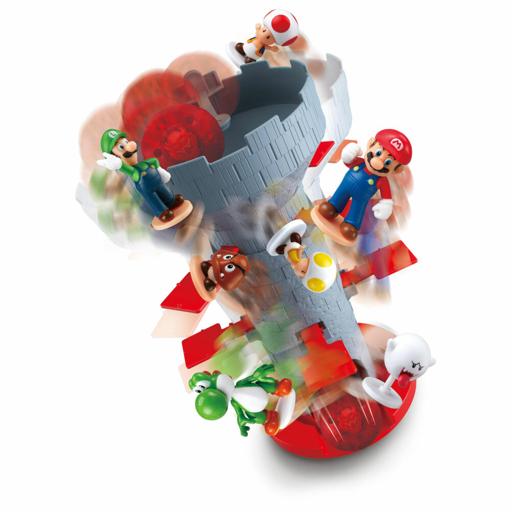 Epoch Games Super Mario Blow Up! Shaky Tower, Gesellschaftsspiele, Balancierspiel, ab 4 Jahren, 7356