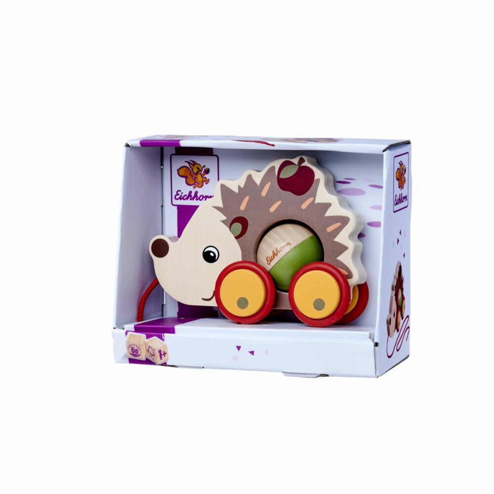 Eichhorn Nachzieh-Igel, Nachziehtier, Nachziehspielzeug, Spielzeug, Kinder, 100006802