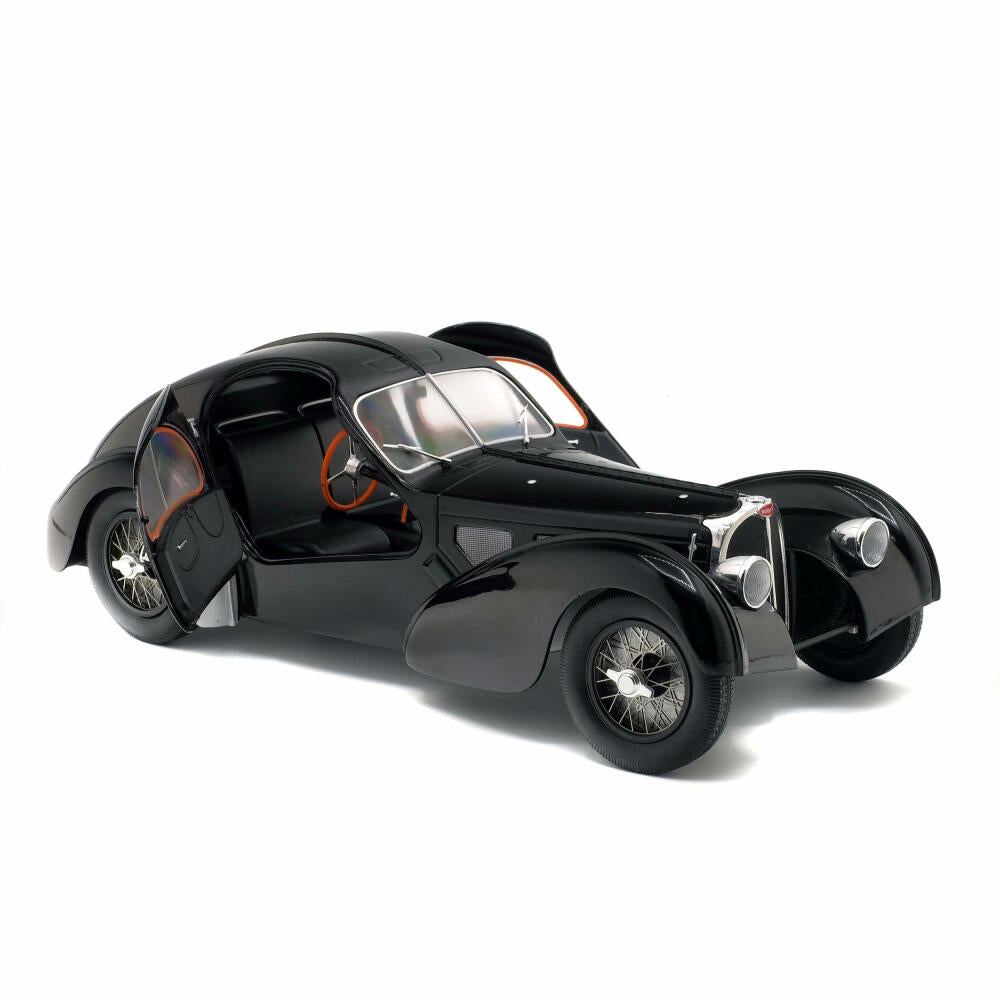 Solido Bugatti Atlantic Type 54 SC, model car, vintage car, car, miniature, black, 1:18, 421184430