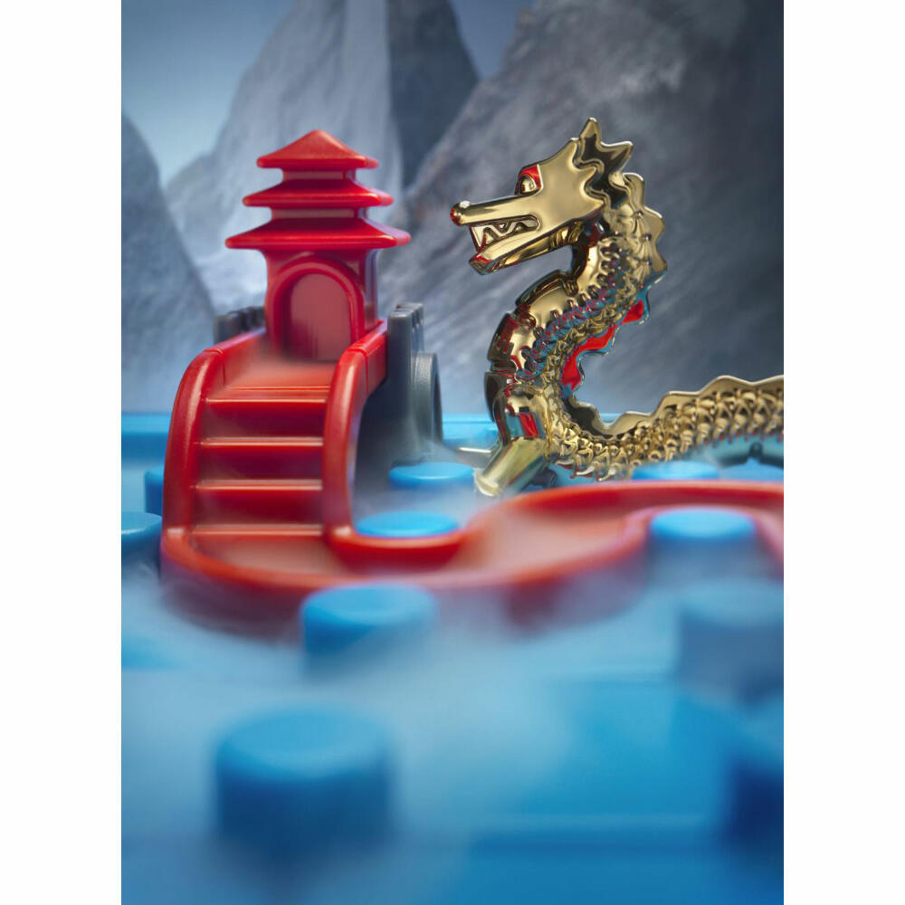 Smart Games Solitaire Game Mysterious Temple Paths Dragon Version, Puzzle Game, Children's Game, Children's Game, from 7 years, SG 283 DE