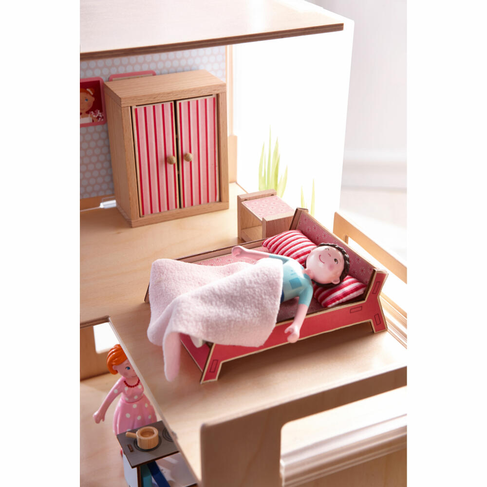 HABA Little Friends Puppenhaus Möbel Schlafzimmer Für Erwachsene, Puppen Haus, Spielzeug, 301988