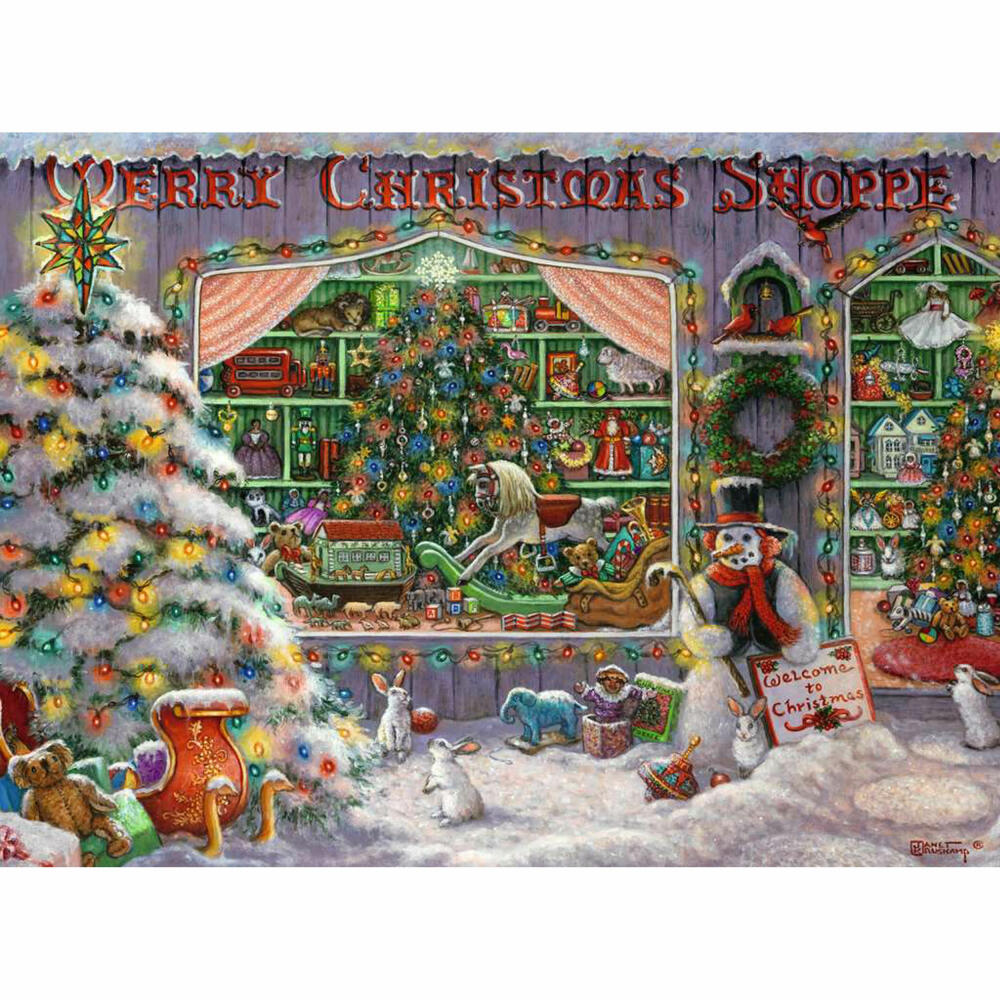 Ravensburger Puzzle Es weihnachtet sehr, Erwachsenenpuzzle, 500 Teile, 12000215