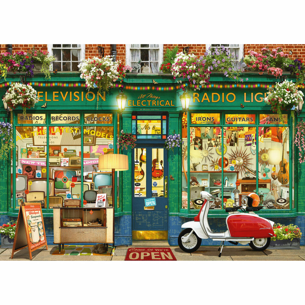 Schmidt Spiele Garry Walton Electronics Shop, 1000 pieces, adult puzzle, puzzle, plug-in puzzle, 59605