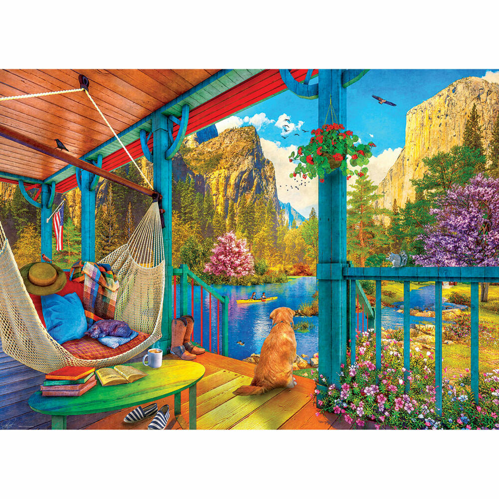 Eurographics Puzzle Hängematte mit Aussicht, 500 Teile, 68 x 48 cm, 6500-5885