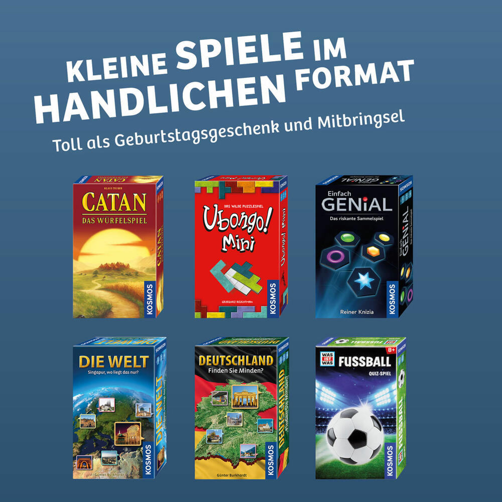 KOSMOS Ubongo! Mini, Bring Along Game, Board Game, Logic Game, Family Game, Board Game, 712679