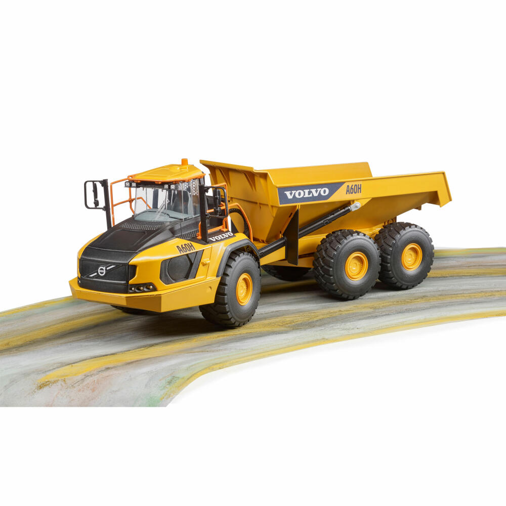 Bruder Construction Vehicles Volvo A60H Dumper, Construction Machine, Model Vehicle, Model Vehicle, Toy, 02455