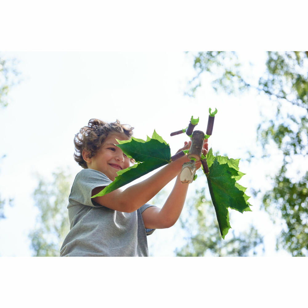 HABA Terra Kids Connectors Starter-Konstruktions-Set, Bastelset, Bausatz, Baukasten, ab 8 Jahren, 1305341001