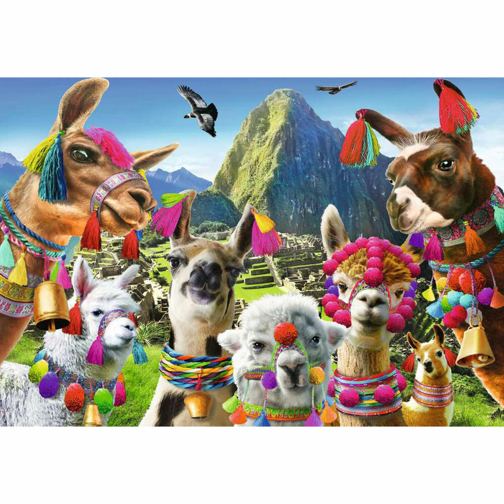 Ravensburger Puzzle Lama, Erwachsenenpuzzle, Mini-Puzzle, 99 Teile, 16536