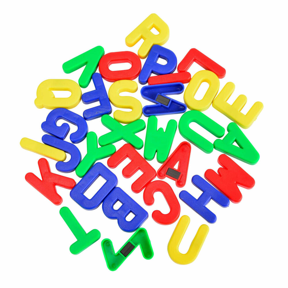 Simba A&F Magnet-Großbuchstaben, Magnet Buchstaben, ABC, Lernspielzeug, Kinder Spielzeug, 31 Stück, 104591456