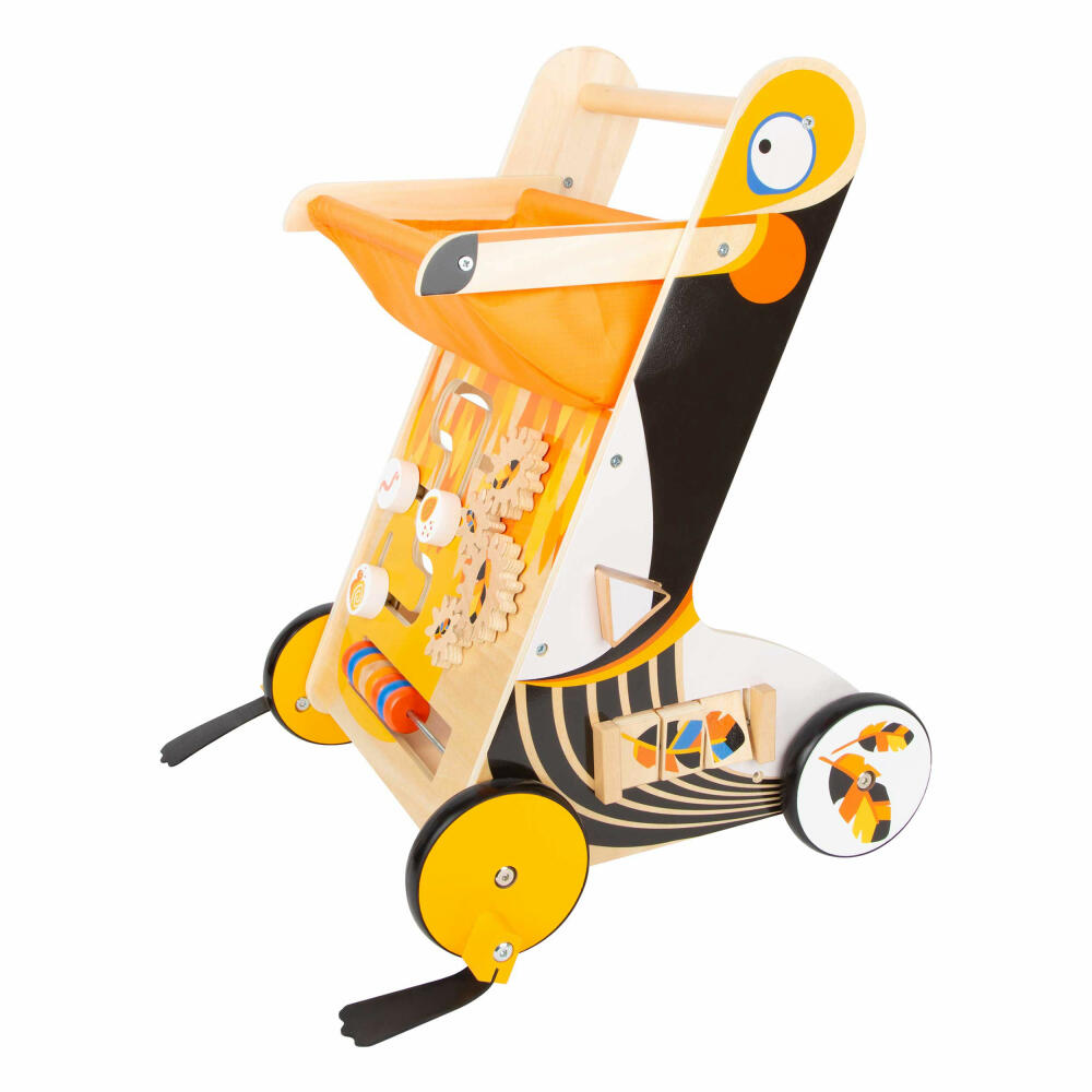Legler Small Foot Lauflernwagen Tukan, Spielzeug, ab 12 Monate, 11737
