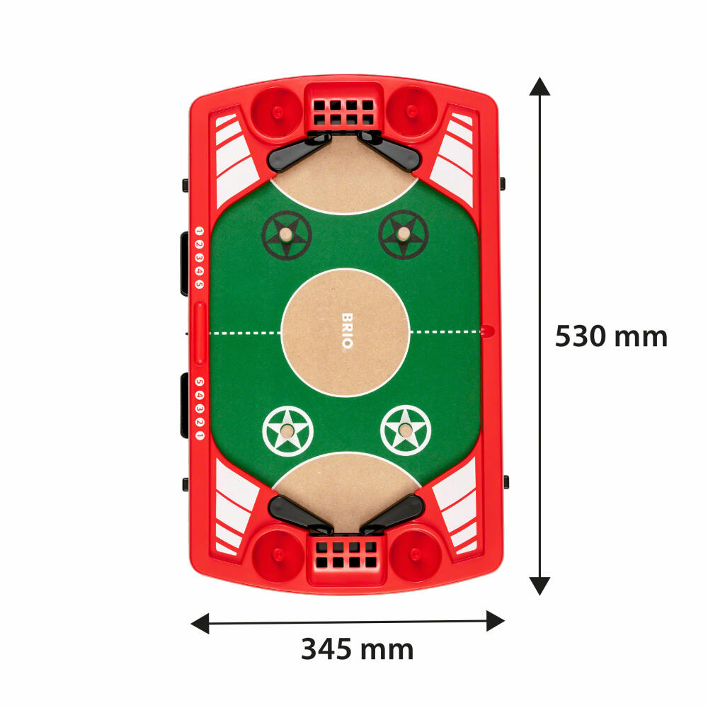BRIO Games Table Football Pinball, Pinball Game, Table Football, Table Pinball, Children's Toys, Children's Toys, 34019
