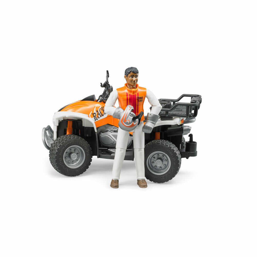 Bruder Freizeit Quad, mit Fahrer, Modellfahrzeug, Modell Fahrzeug, Spielzeug, 63000
