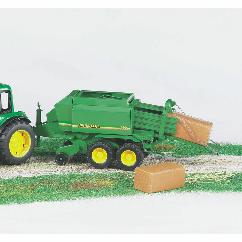 Bruder Agriculture John Deere Large Baler, Model Vehicle, Model Vehicle, Toy, Accessories, 02017