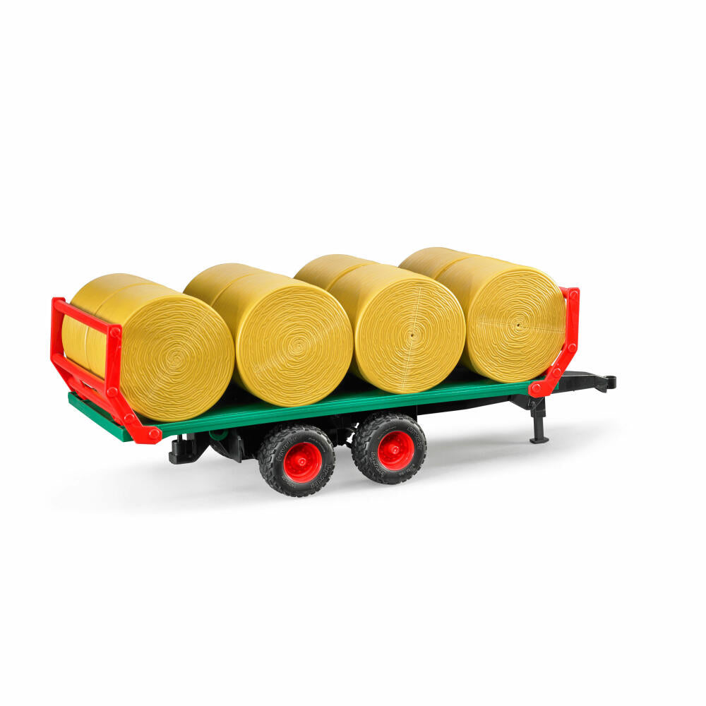 Bruder Agriculture Bale Transport Trailer, Model Vehicle, Model Vehicle, Toy, Accessories, 02220