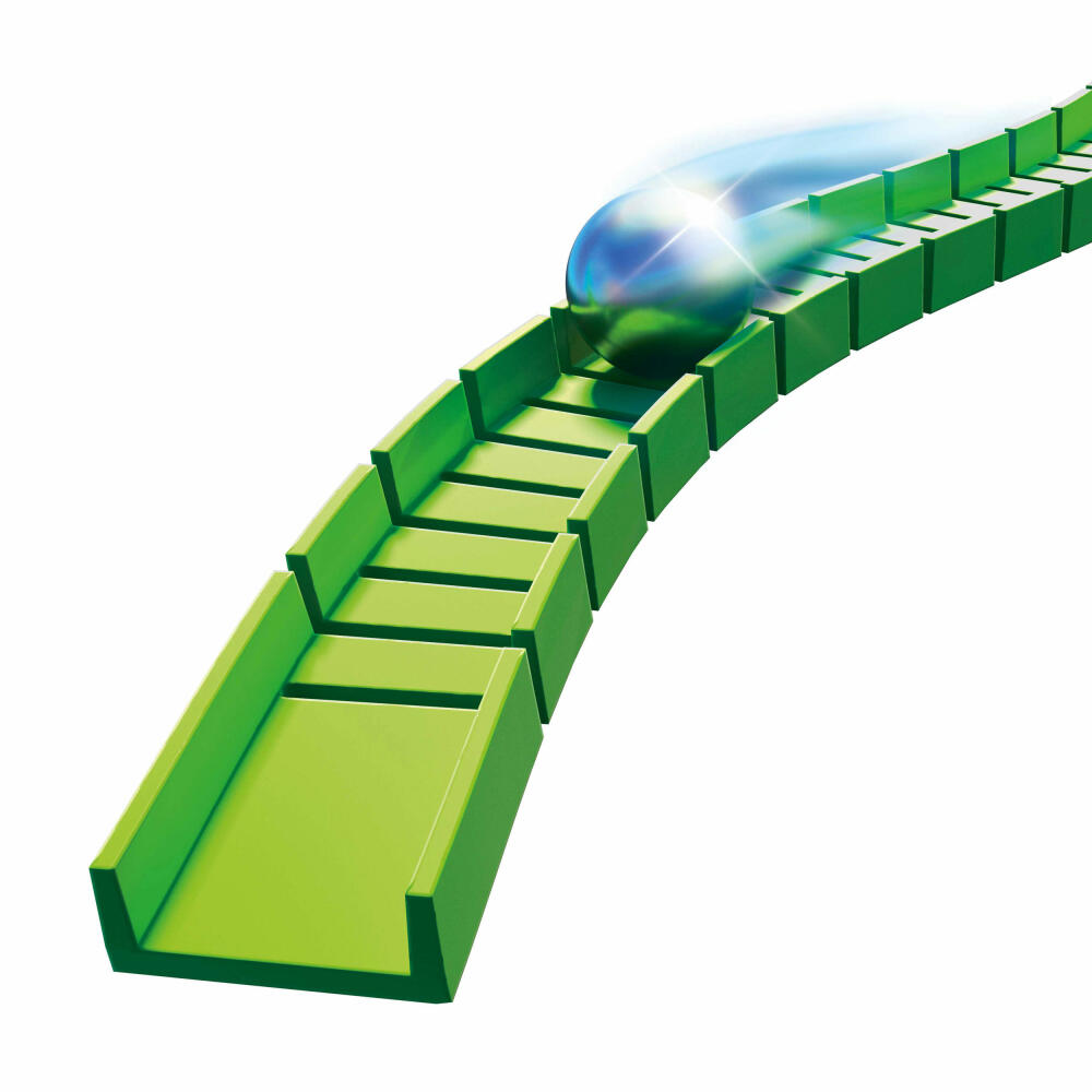 fischertechnik Profi Dynamic M, 550-tlg., Rolling Action, Kugelbahn, Motorikspielzeug, Baukasten, 533872