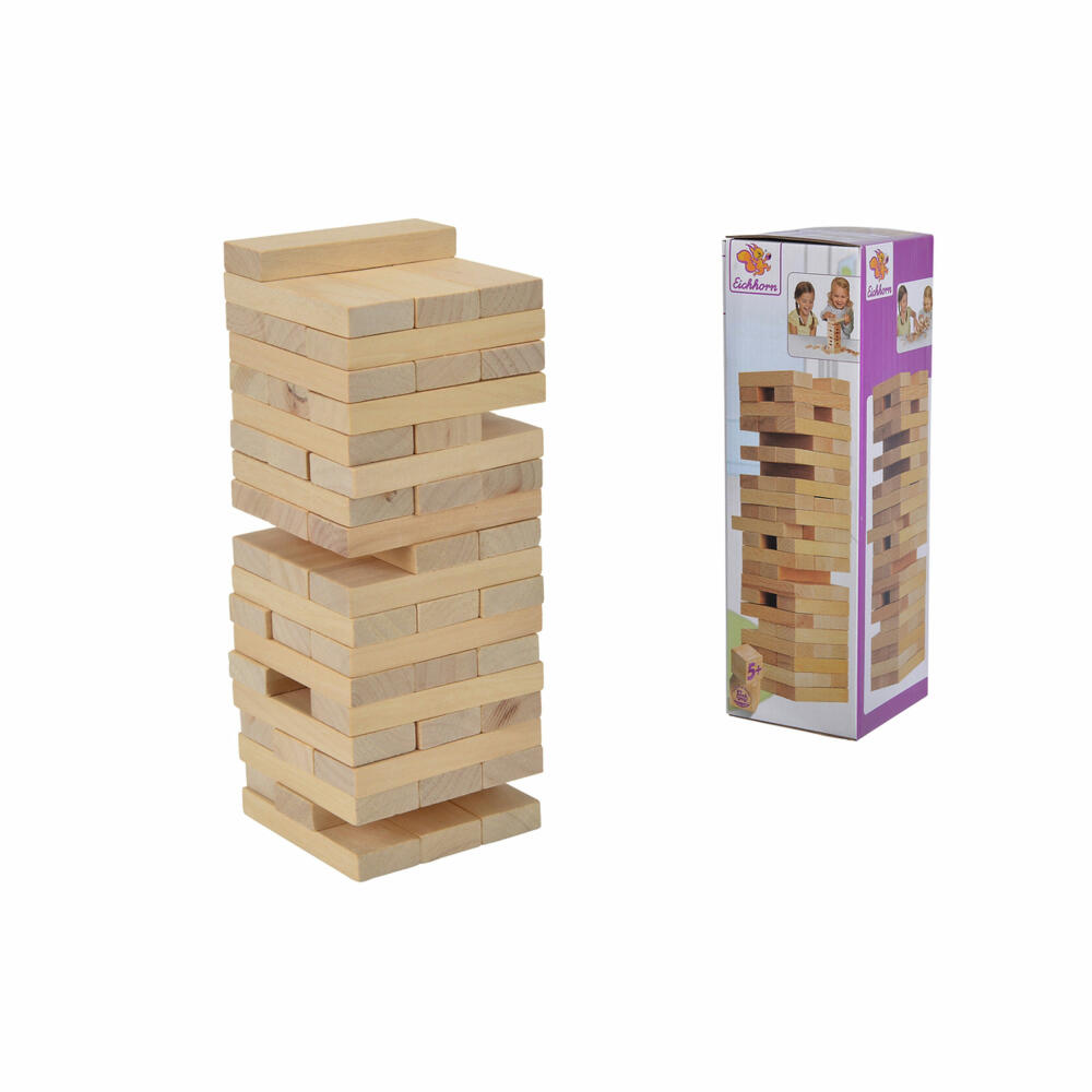 Eichhorn wobbly tower, skill game, balance game, stacking game, wooden toy, toy, 100002466