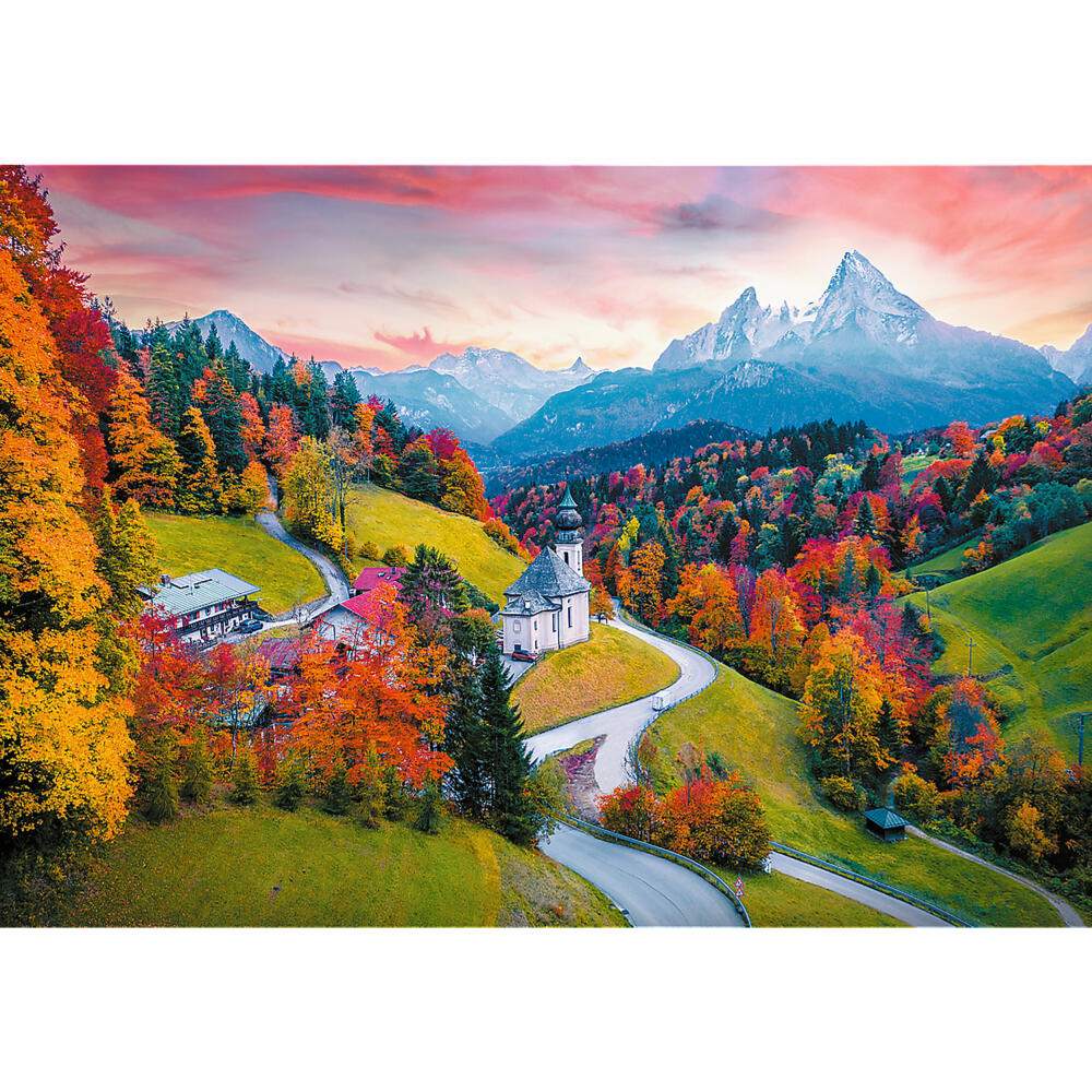 Trefl Puzzle UFT Wanderlust: Alpenidylle, Bayern, 1000 Teile, 68.3 x 48 cm, 10703