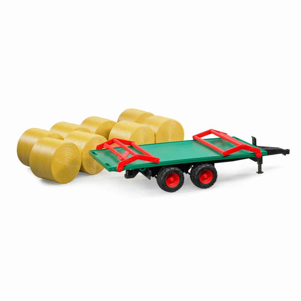 Bruder Agriculture Bale Transport Trailer, Model Vehicle, Model Vehicle, Toy, Accessories, 02220