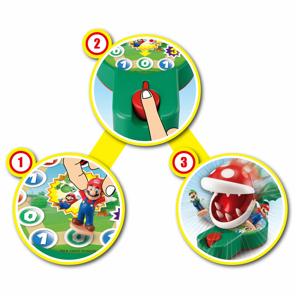 Epoch Games Super Mario Piranha Plant Escape!, Gesellschaftsspiel, Kinderspiel, ab 4 Jahren, 7357
