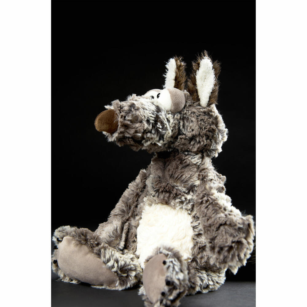sigikid Grimms Gangster BeastsTown, soft toy, stuffed toy, cuddly toy, polyester, grey, 30 cm, 39743