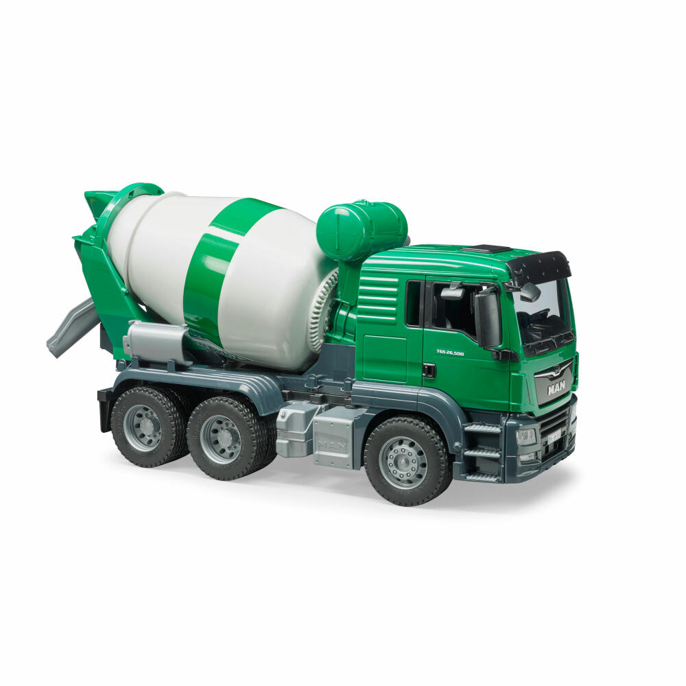 Bruder Baufahrzeuge MAN TGS Betonmisch-LKW, Betonmischer, Modellfahrzeug, Modell Fahrzeug, Spielzeug, 03710