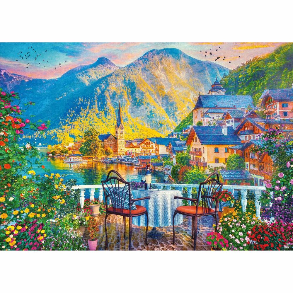 Schmidt Spiele Puzzle Malerisches Hallstatt, Erwachsenenpuzzle, Standard, 1000 Teile, 59766