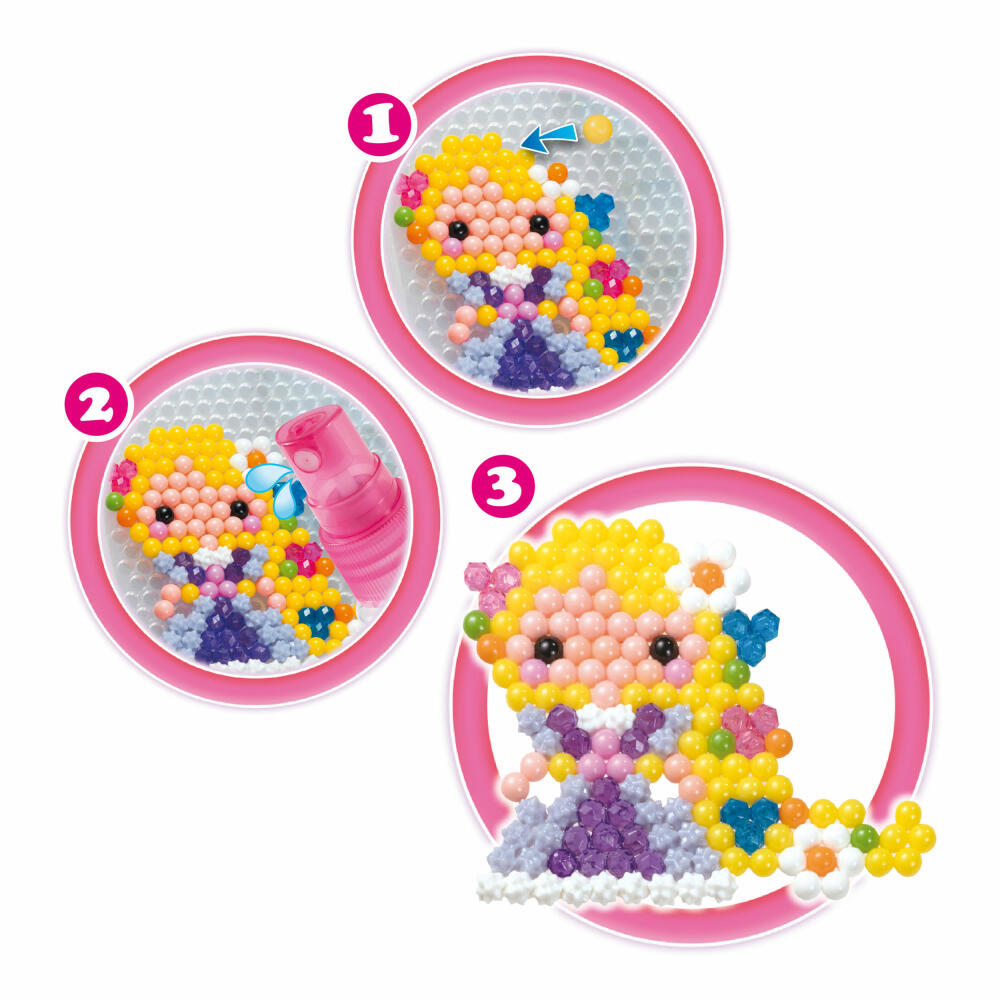 Aquabeads Disney Princess Star Beads Set, Craft Set Licensed, Craft Beads, Motif Templates, Princess, 800 Beads, 31606